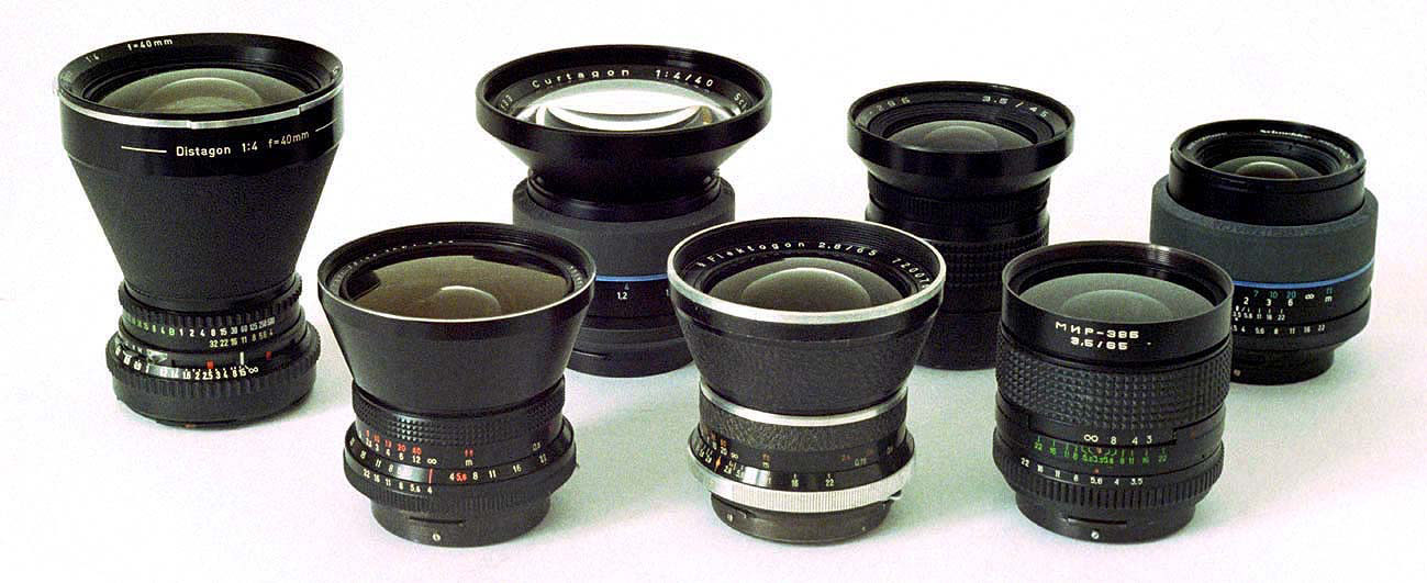 40-50mm Wide Angle Lenses with the Pentacon Six Mount